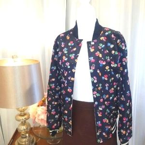 Coach reversible floral bomber
